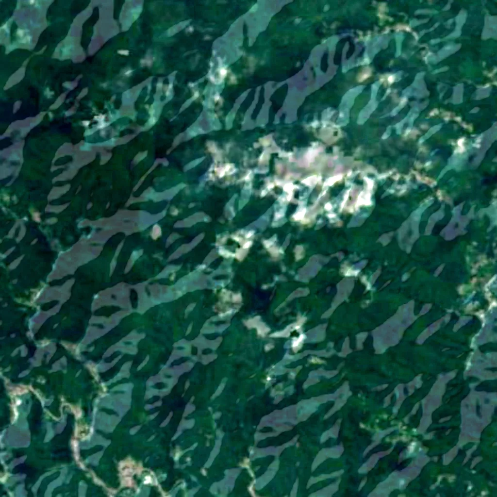 Kanhassyu Miharashidai seen from above (Sentinel-2)