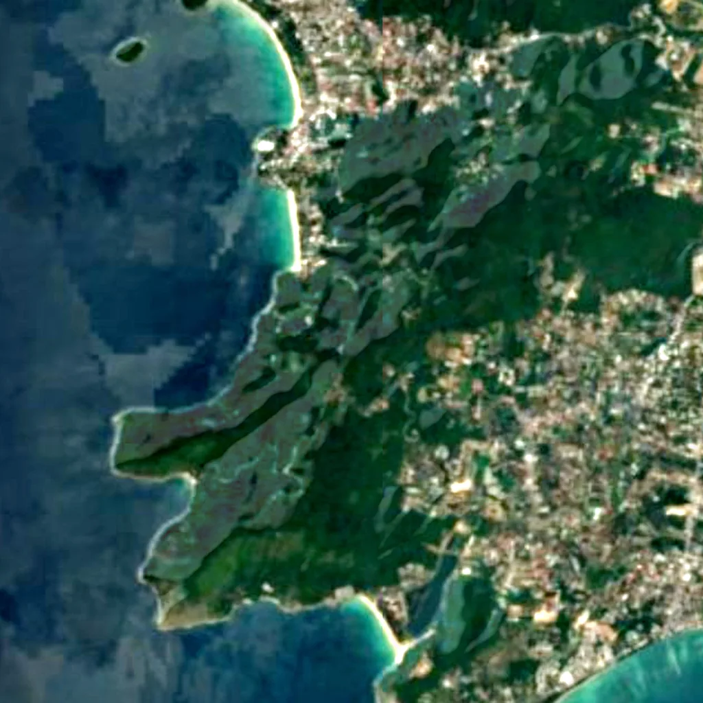Karon View Point seen from above (Sentinel-2)