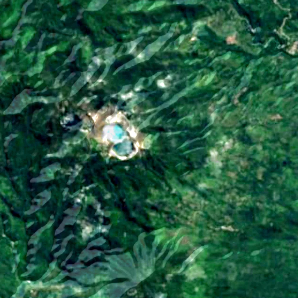 Keli Mutubuurai seen from above (Sentinel-2)