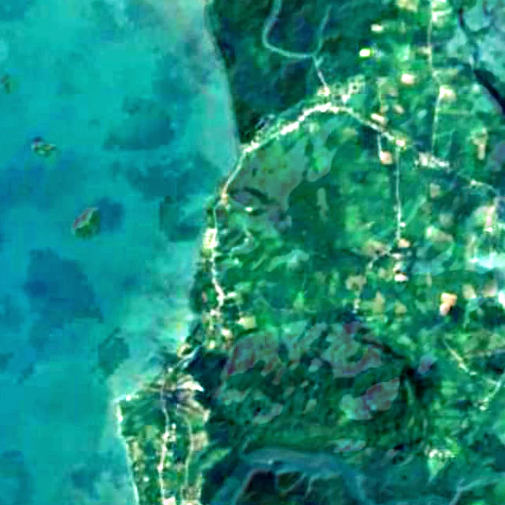 Khaothong Hill seen from above (Sentinel-2)