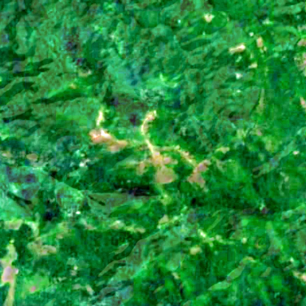Kinyeti seen from above (Sentinel-2)