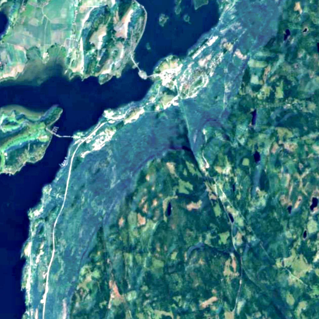 Kongens utsikt seen from above (Sentinel-2)