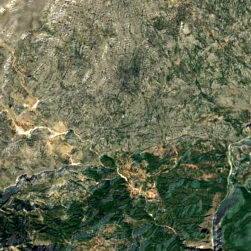 Köprülü Canyon seen from above (Sentinel-2)