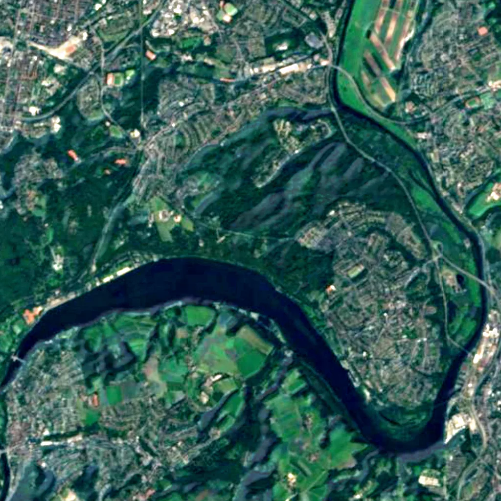 Korte-Klippe seen from above (Sentinel-2)
