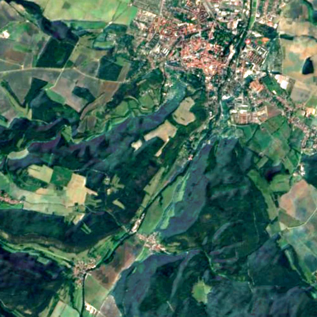 Kreuzchen seen from above (Sentinel-2)