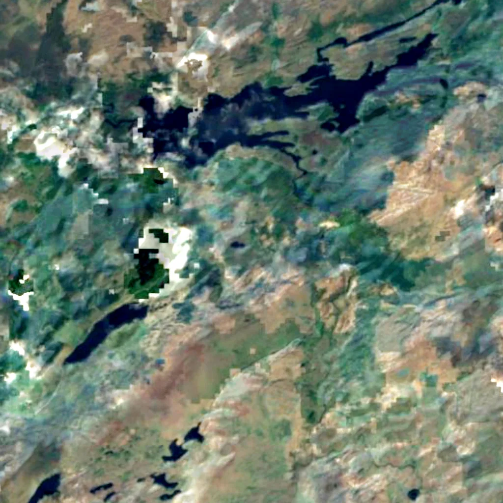 Ladies View seen from above (Sentinel-2)
