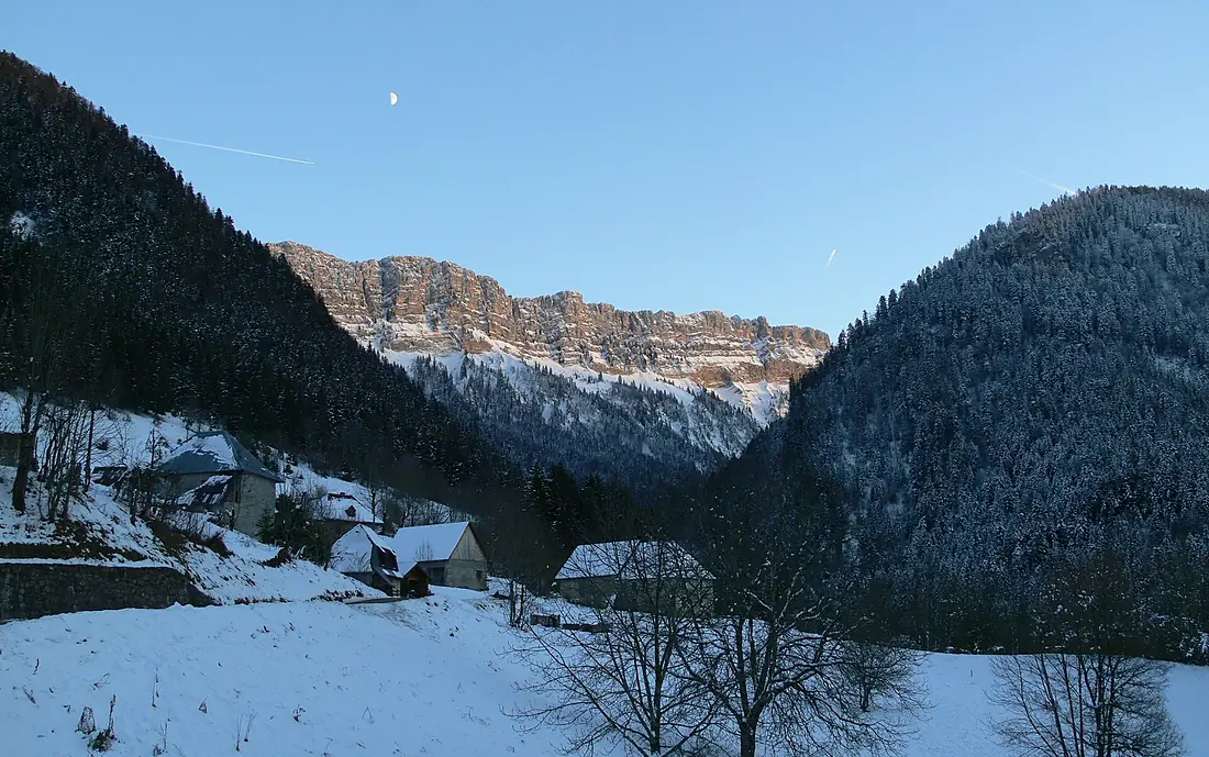 Fin de journée sur les lances de Malissard