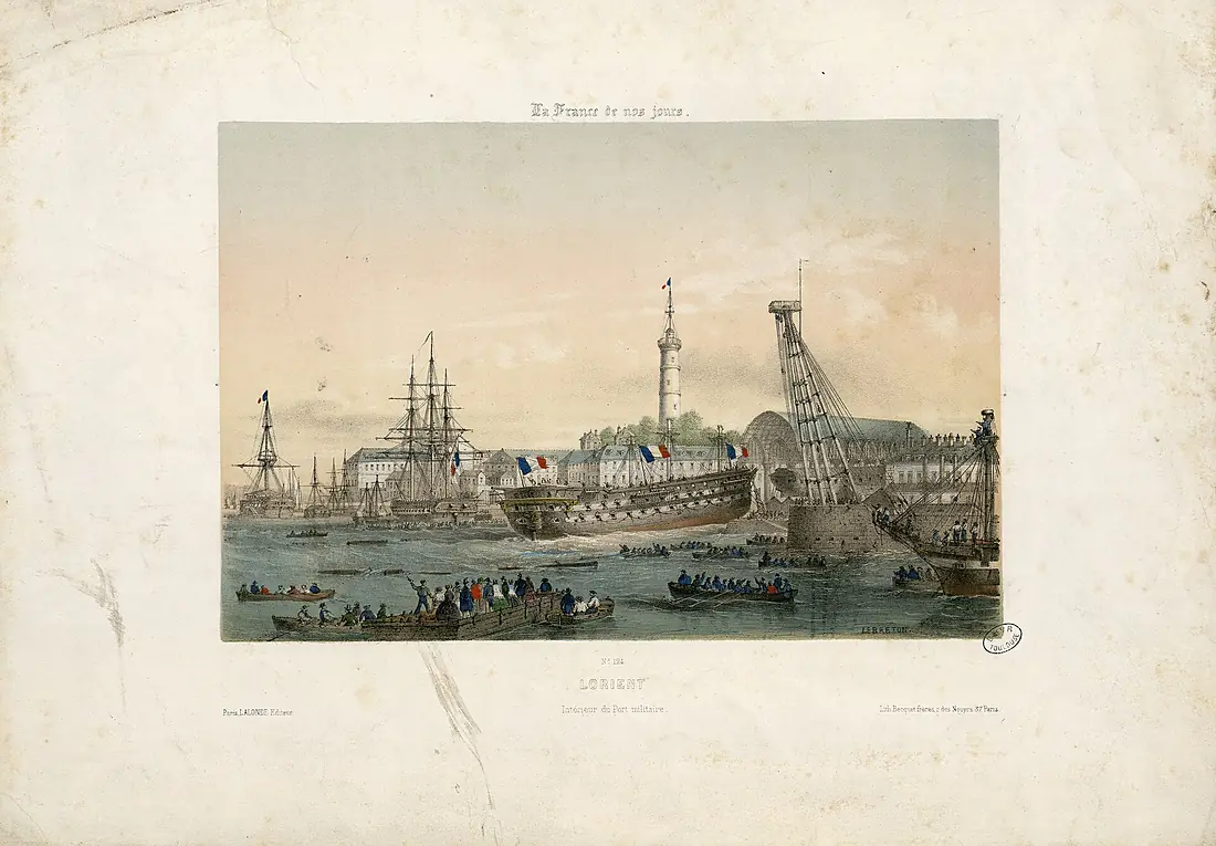 Lorient - Intérieur du Port militaire - Fonds Ancely - B315556101 A MERCEREAU 7 074