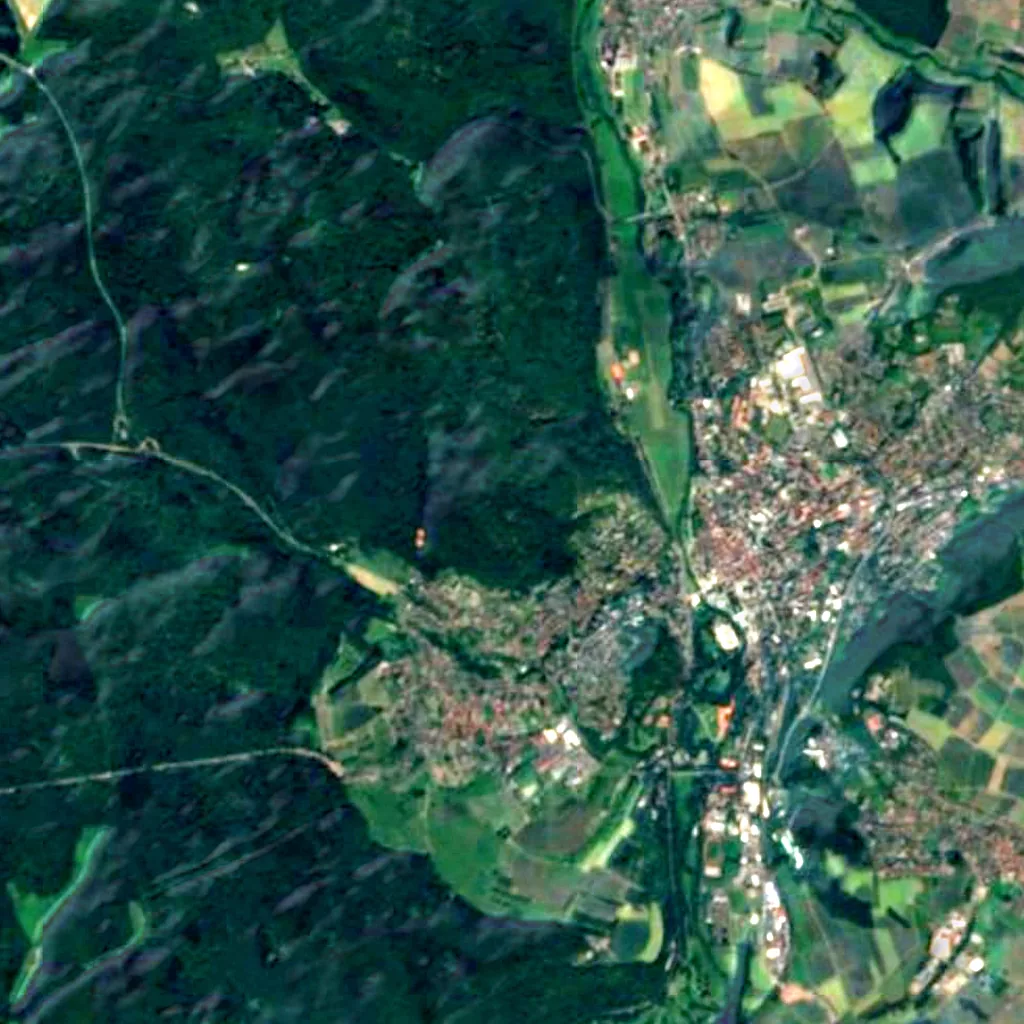 Ludwigs-Tower seen from above (Sentinel-2)