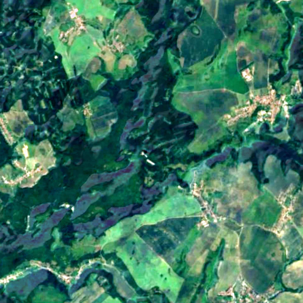 Macocha Gorge seen from above (Sentinel-2)