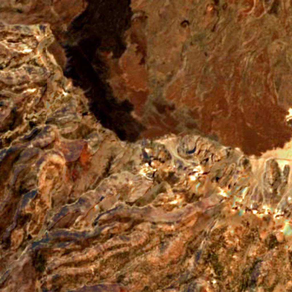Mirador de Boca Tauce seen from above (Sentinel-2)