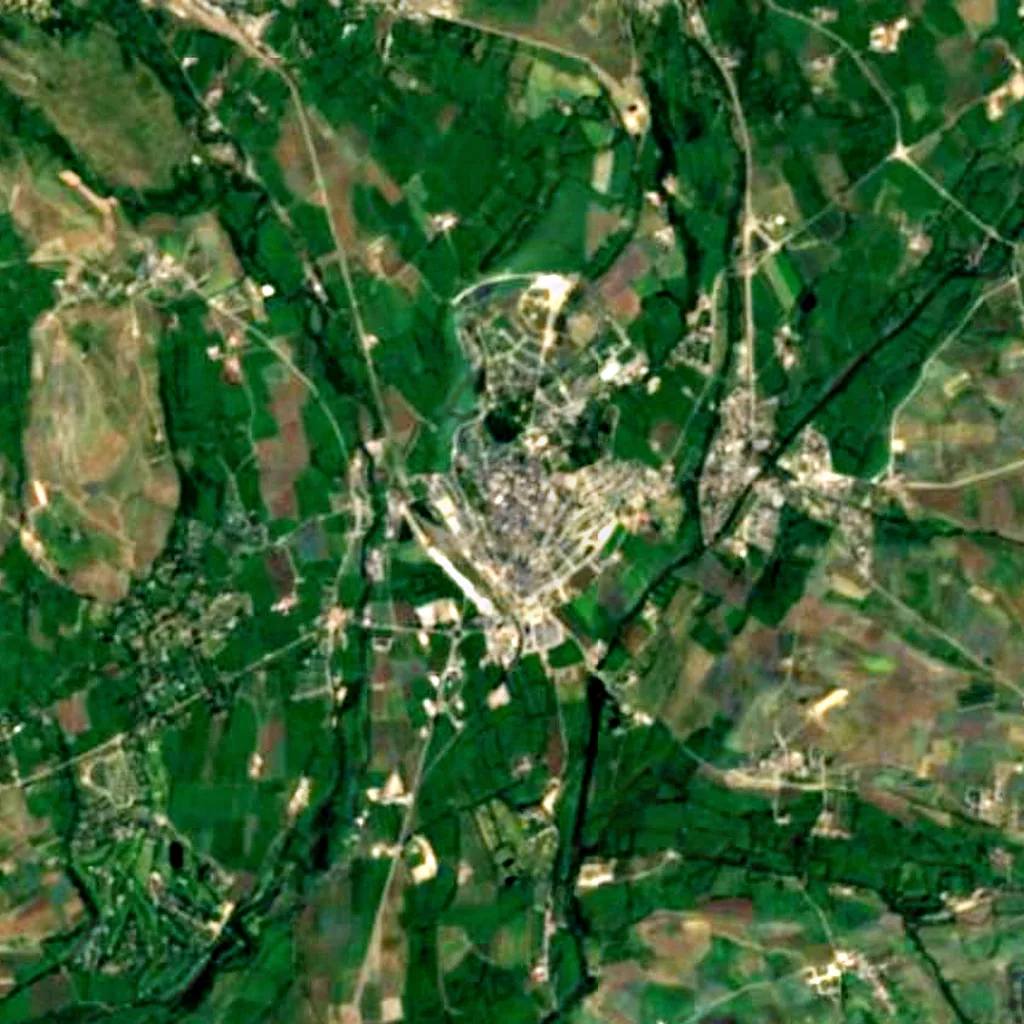 Mirador de la Cerdanya seen from above (Sentinel-2)