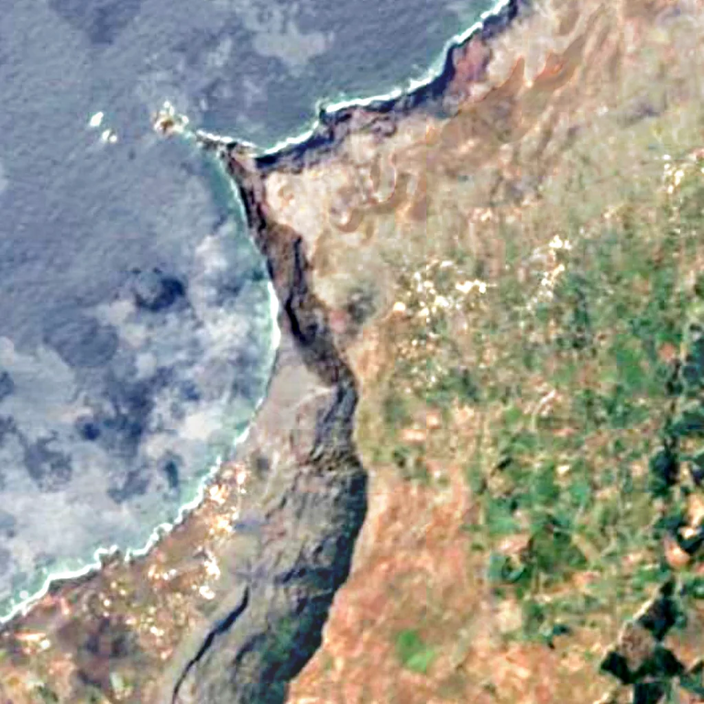 Mirador de La Peña seen from above (Sentinel-2)