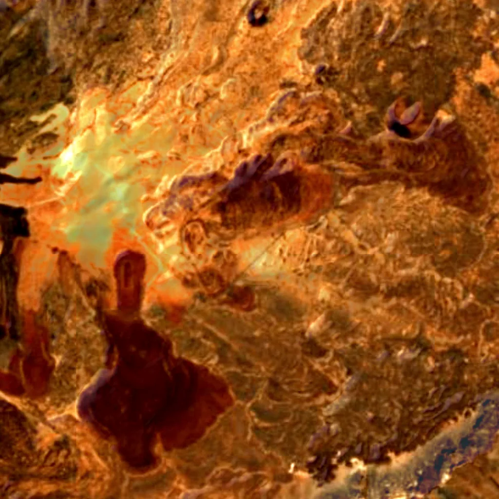 Mirador de las Minas de San José seen from above (Sentinel-2)