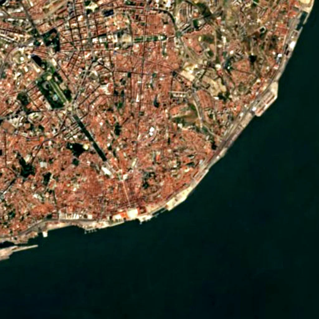 Miradouro da Graça seen from above (Sentinel-2)