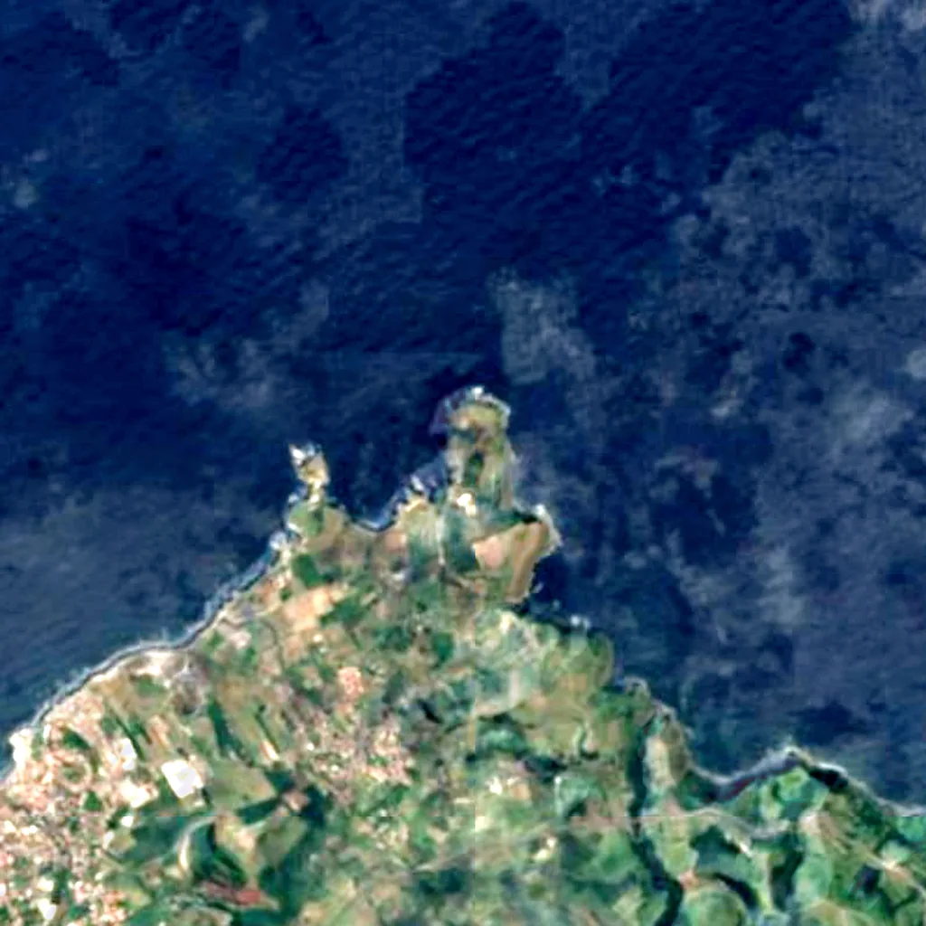 Miradouro da Ponta do Cintrão seen from above (Sentinel-2)