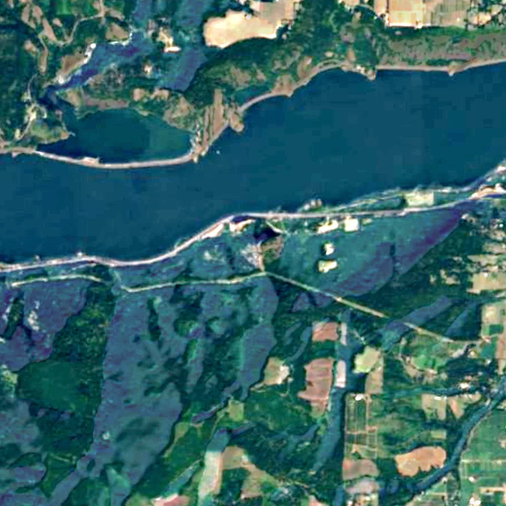 Mitchell Point seen from above (Sentinel-2)