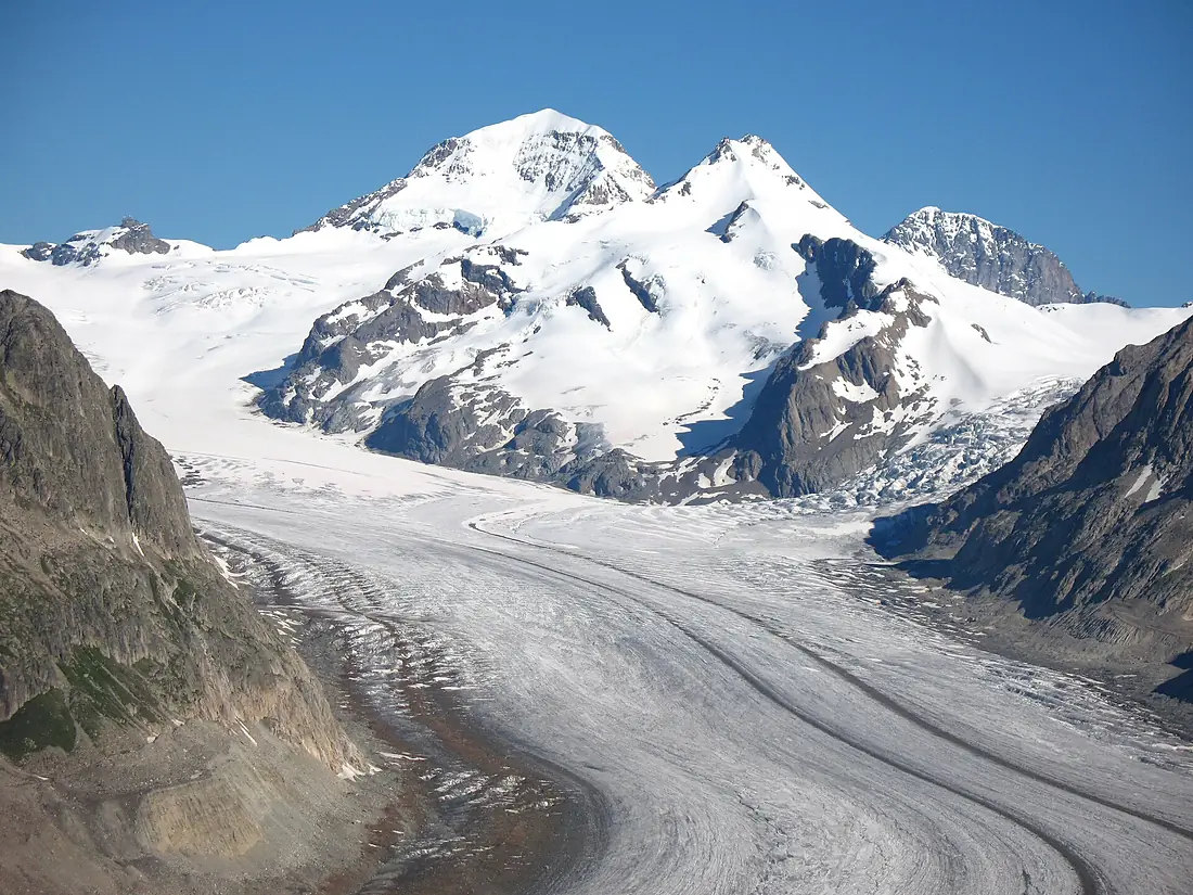 3619 - Aletschgletscher und Mönch viewed from Eggishorn
