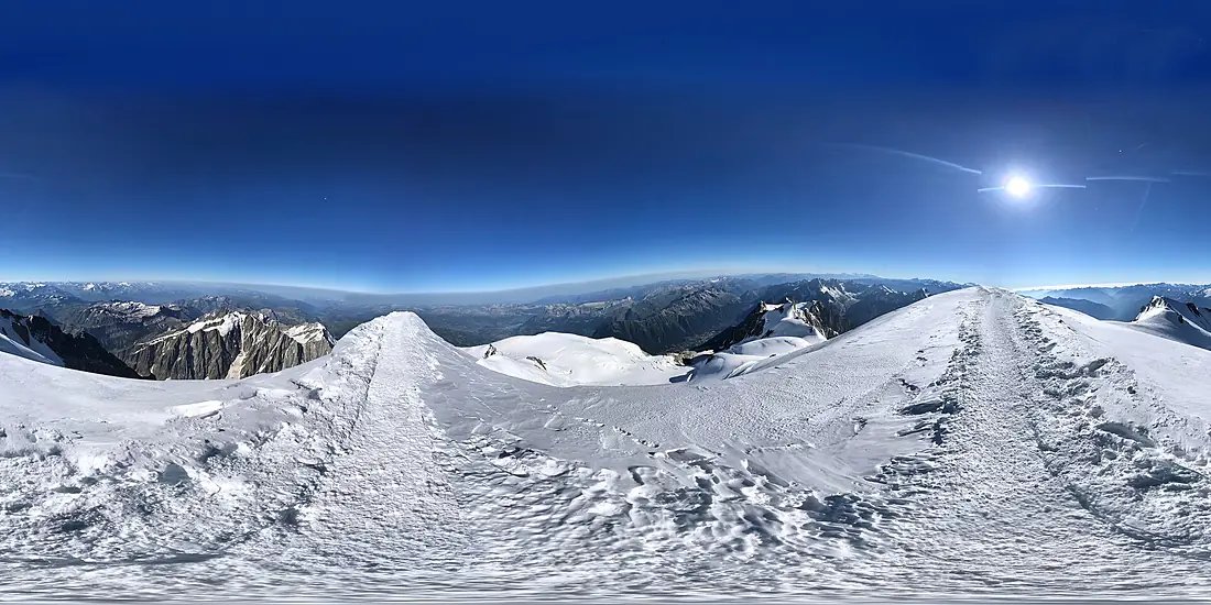 Mont Blanc Spherical Panorama