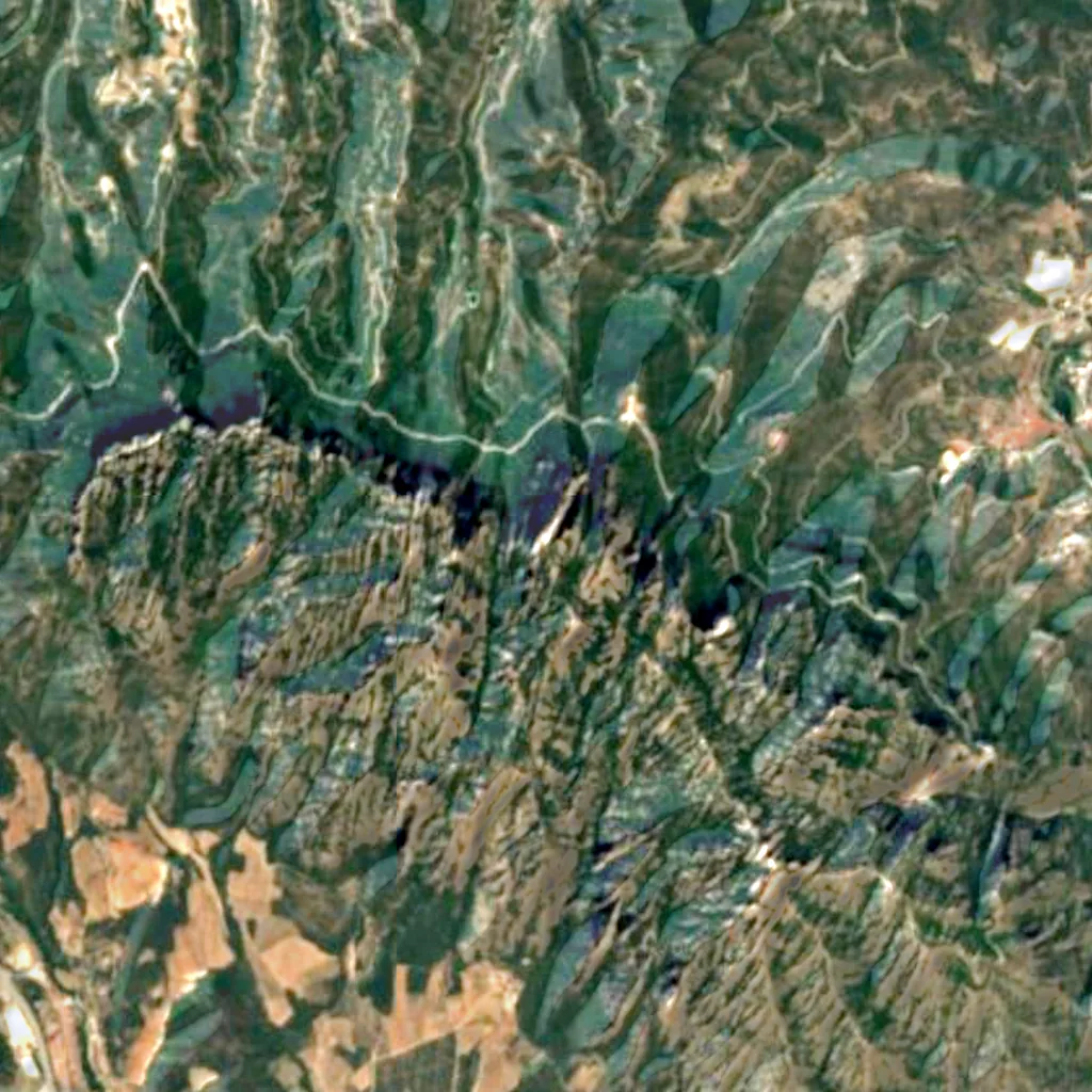 Montserrat seen from above (Sentinel-2)