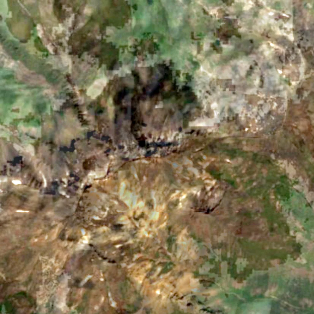 Mount Aragats seen from above (Sentinel-2)