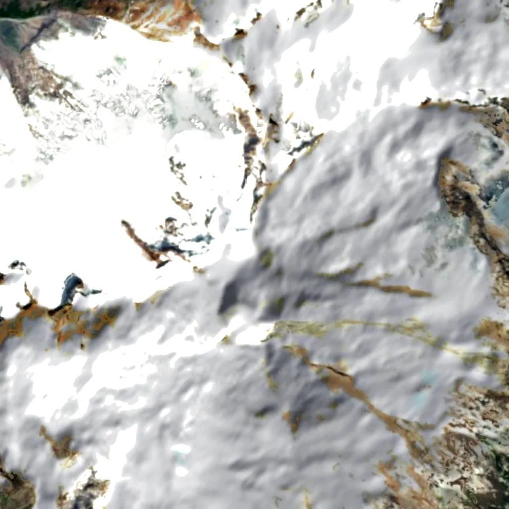 Mount Baker seen from above (Sentinel-2)