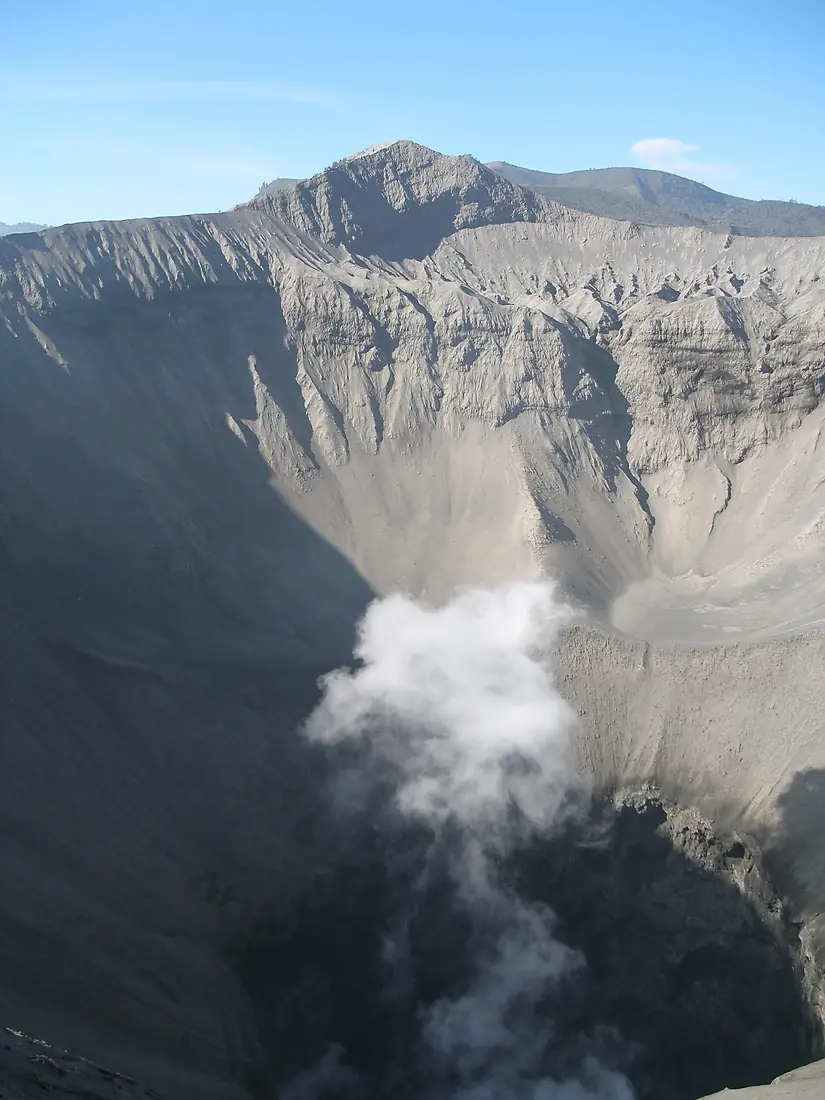 Crater of Mount Bromo