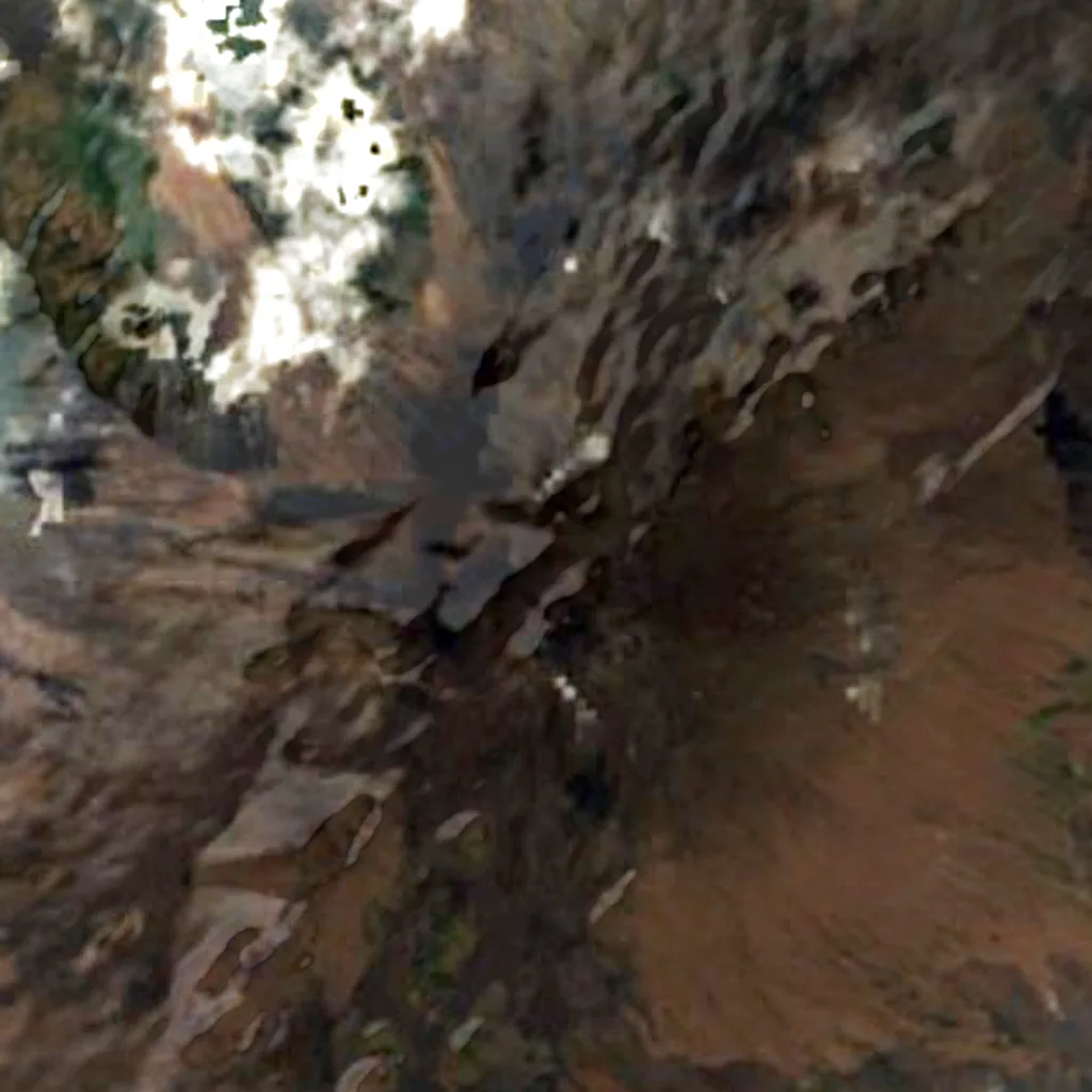 Mount Cameroon seen from above (Sentinel-2)