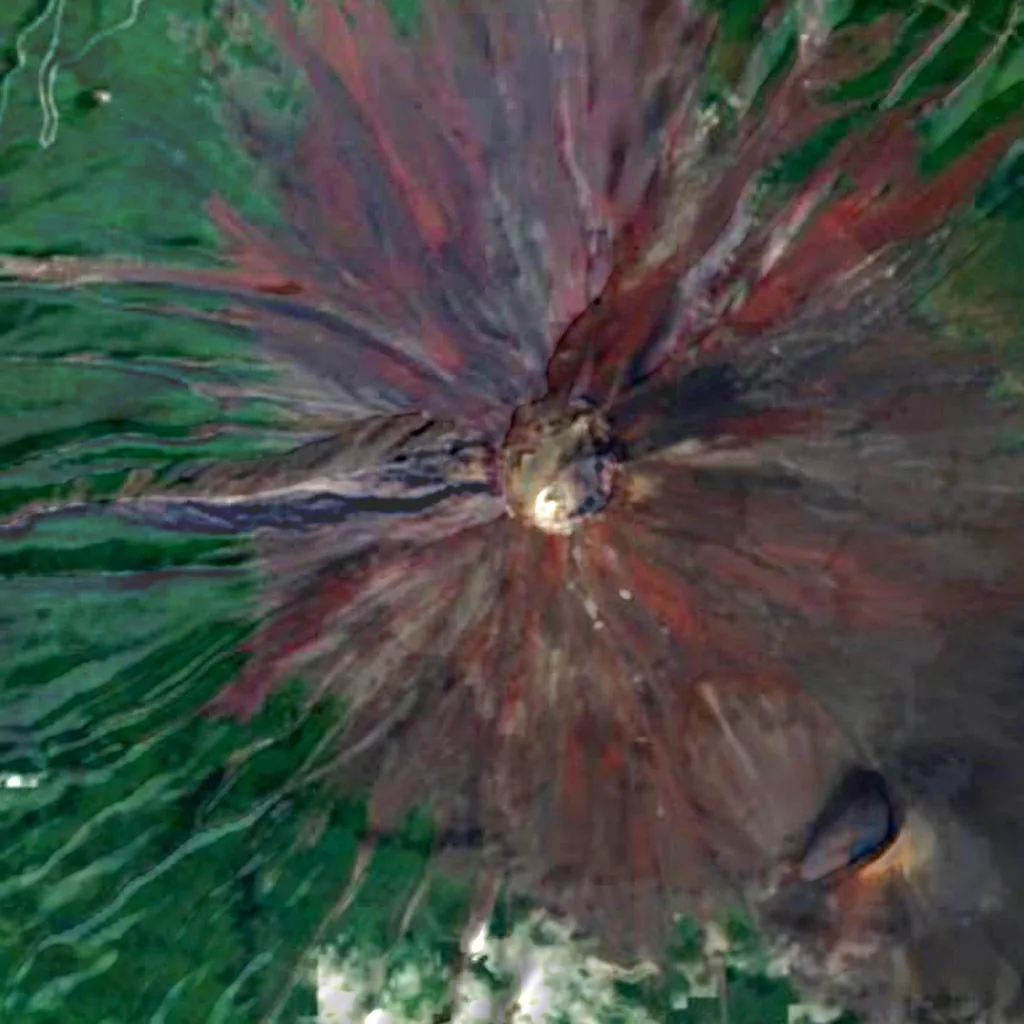 Mount Fuji seen from above (Sentinel-2)