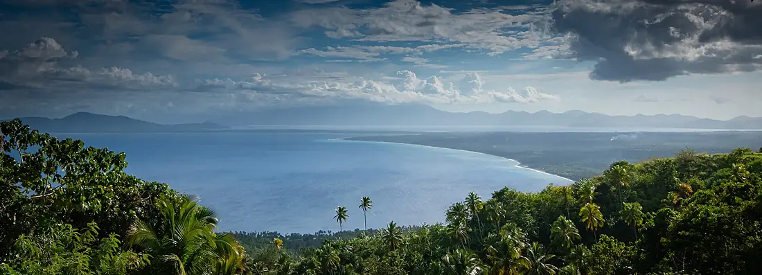 Overlooking Mount Hamiguitan and Dahican beach