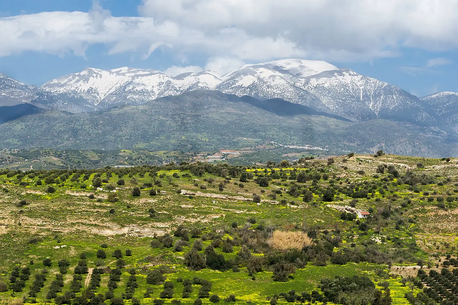 Landscape mountains Phaistos