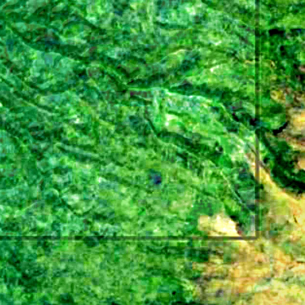 Mount Kenya seen from above (Sentinel-2)