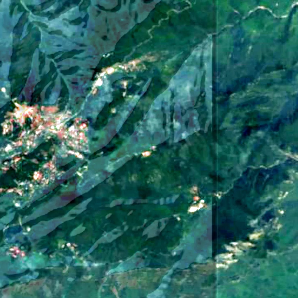 Mount Lu seen from above (Sentinel-2)
