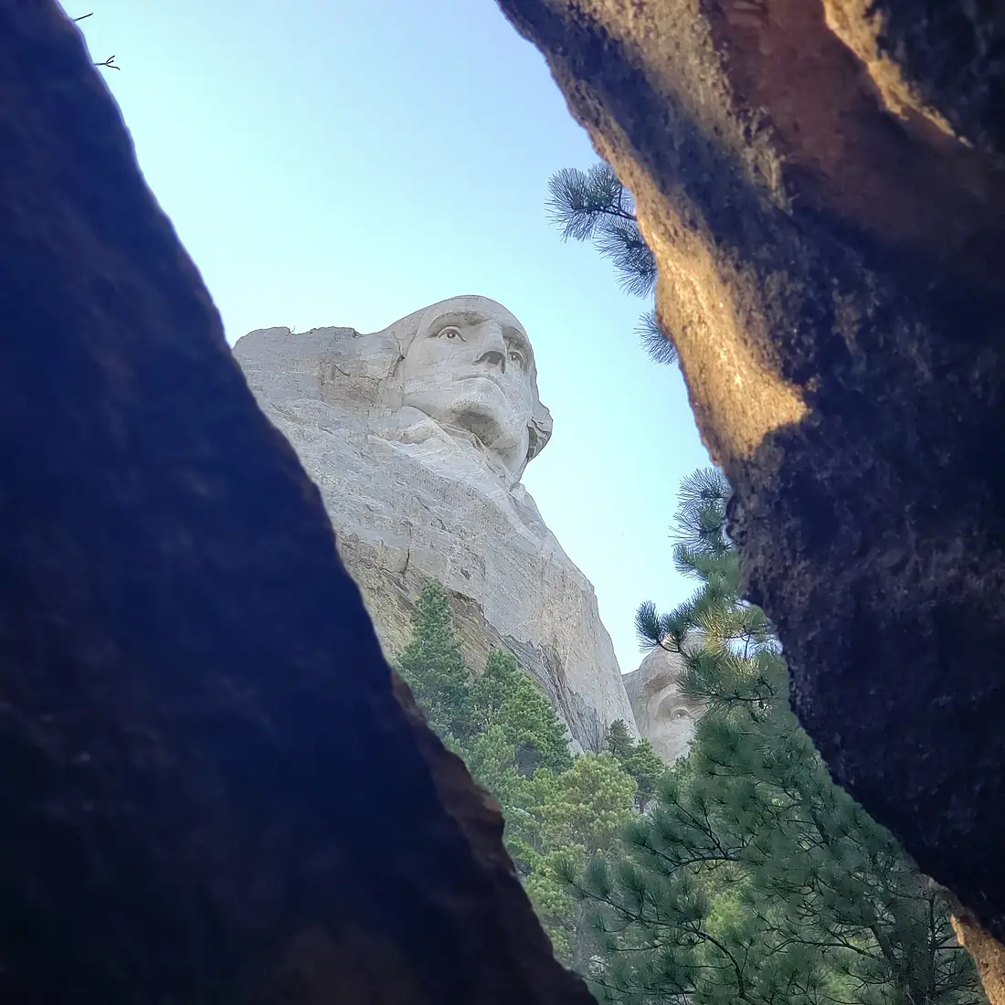 Washington on Mt Rushmore 9-2019