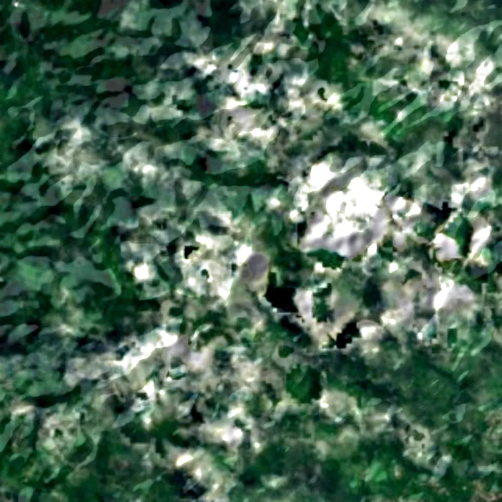 Mount Saint Catherine seen from above (Sentinel-2)