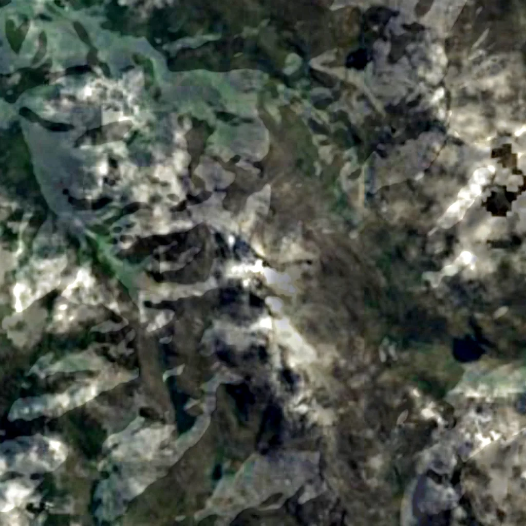 Mount Stanley seen from above (Sentinel-2)