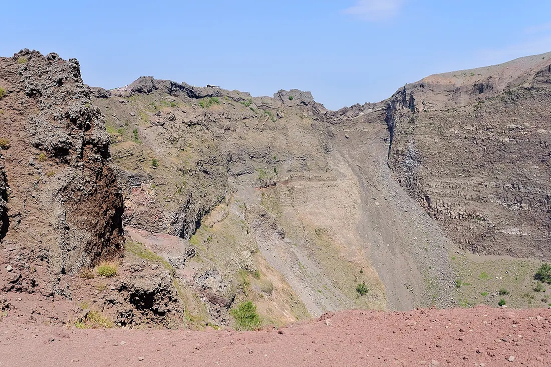 Crater rim volcano Vesuvius - Campania - Italy - July 9th 2013 - 01