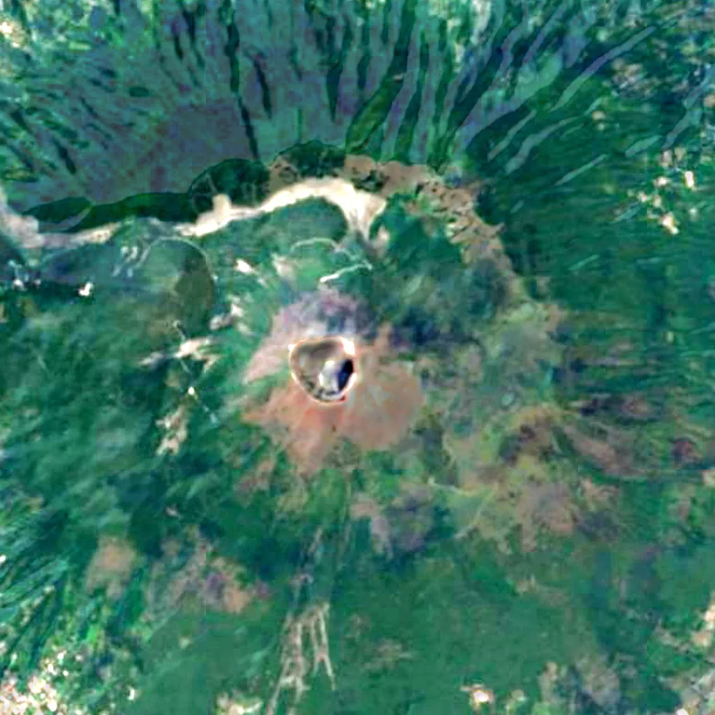 Mount Vesuvius seen from above (Sentinel-2)