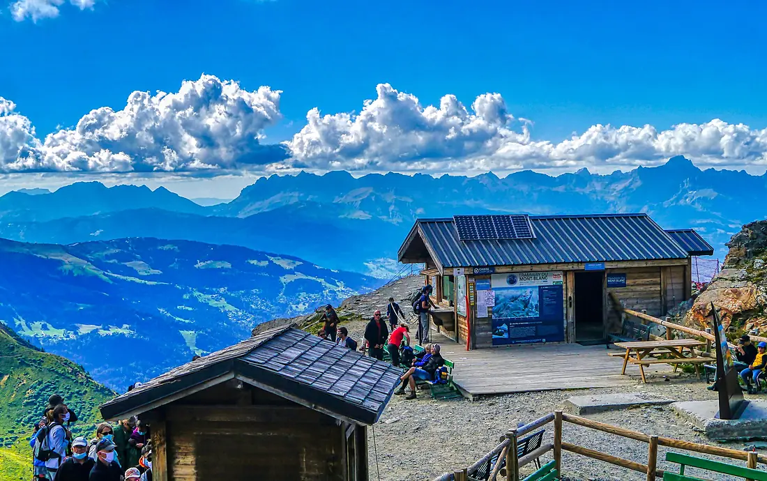 Saint-Gervais-les-Bains Tramway de Mont-Blanc Vue de Nid d'Aigle 02