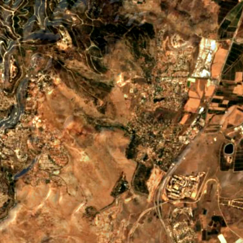 Nimrod Lookout seen from above (Sentinel-2)