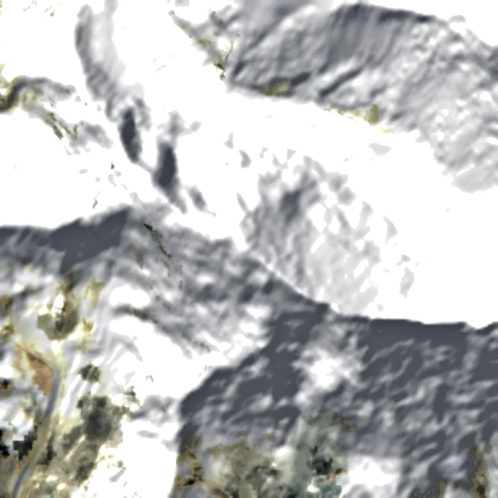 Nuptse seen from above (Sentinel-2)