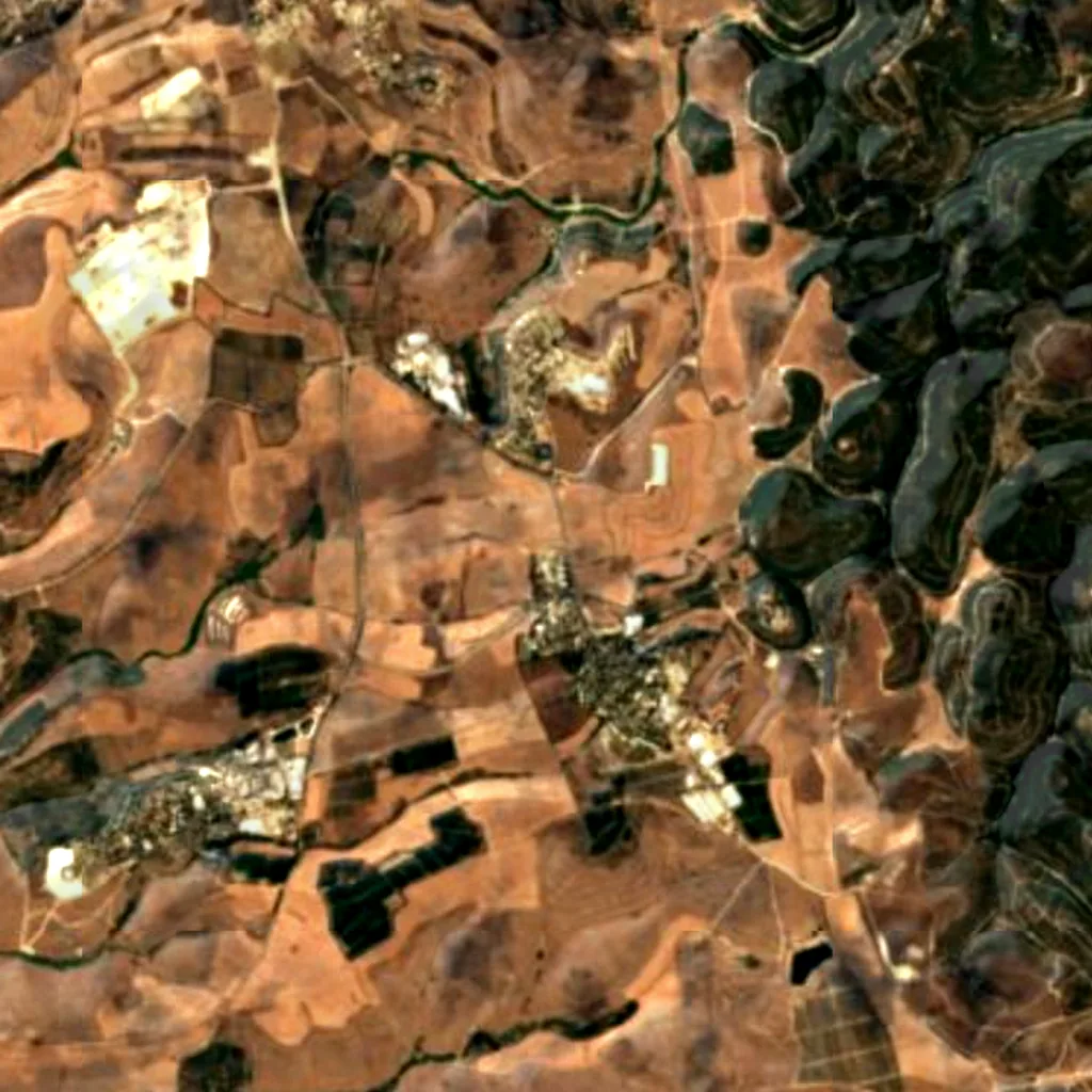 Ochberg Lookout seen from above (Sentinel-2)