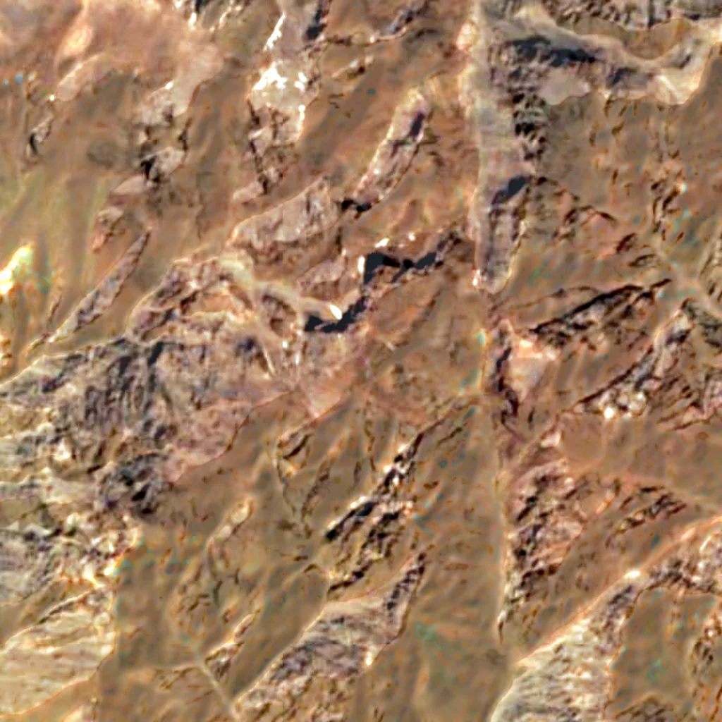 Ouanoukrim seen from above (Sentinel-2)