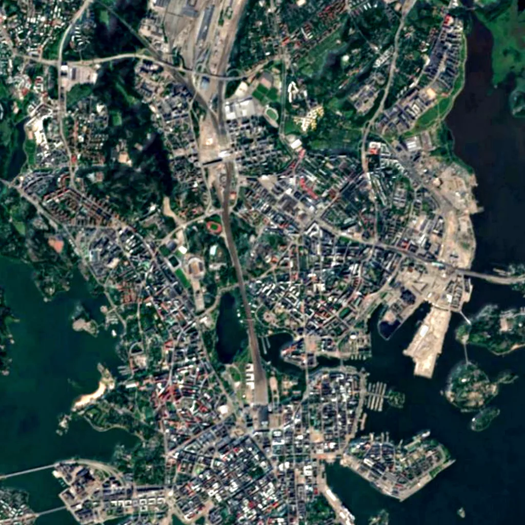 Panoraama seen from above (Sentinel-2)