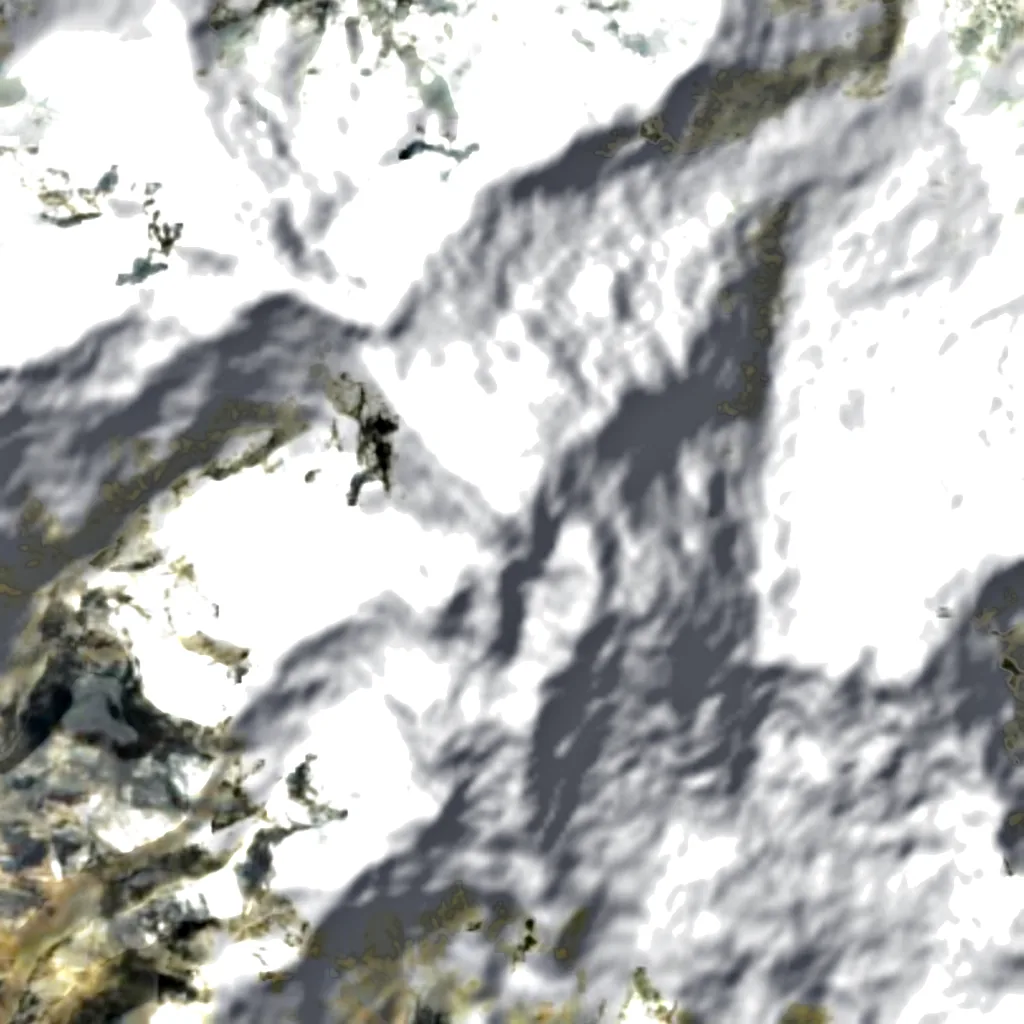 Peak Ozodi seen from above (Sentinel-2)