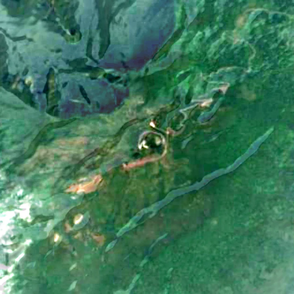 Pico Basilé seen from above (Sentinel-2)