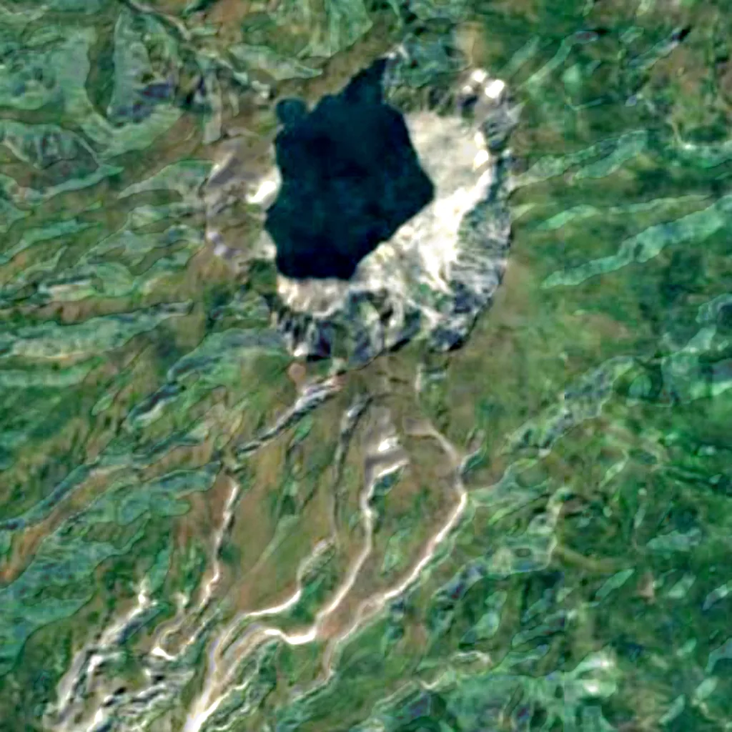 Pinatubo seen from above (Sentinel-2)