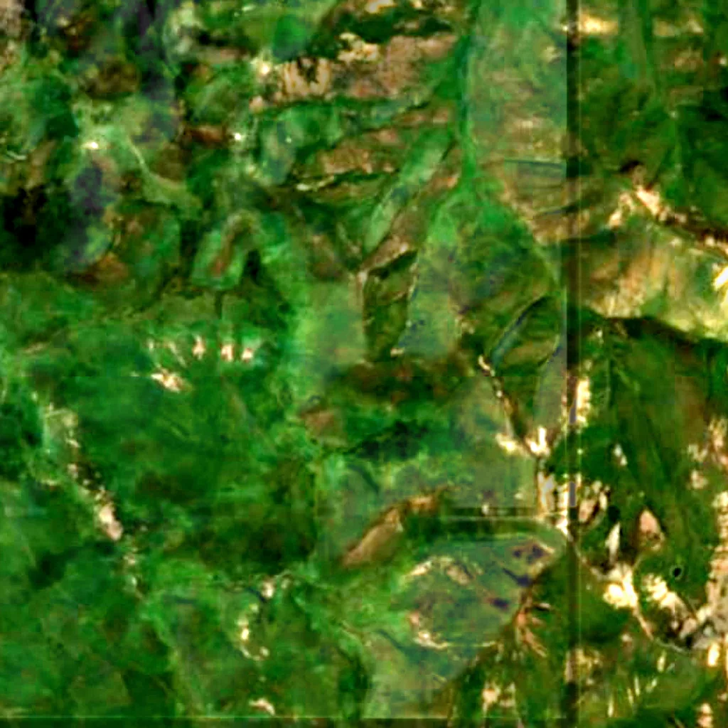 Porak seen from above (Sentinel-2)