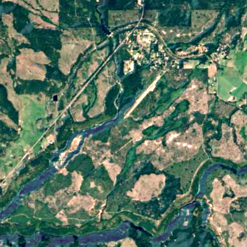 Prospect State Scenic Viewpoint seen from above (Sentinel-2)