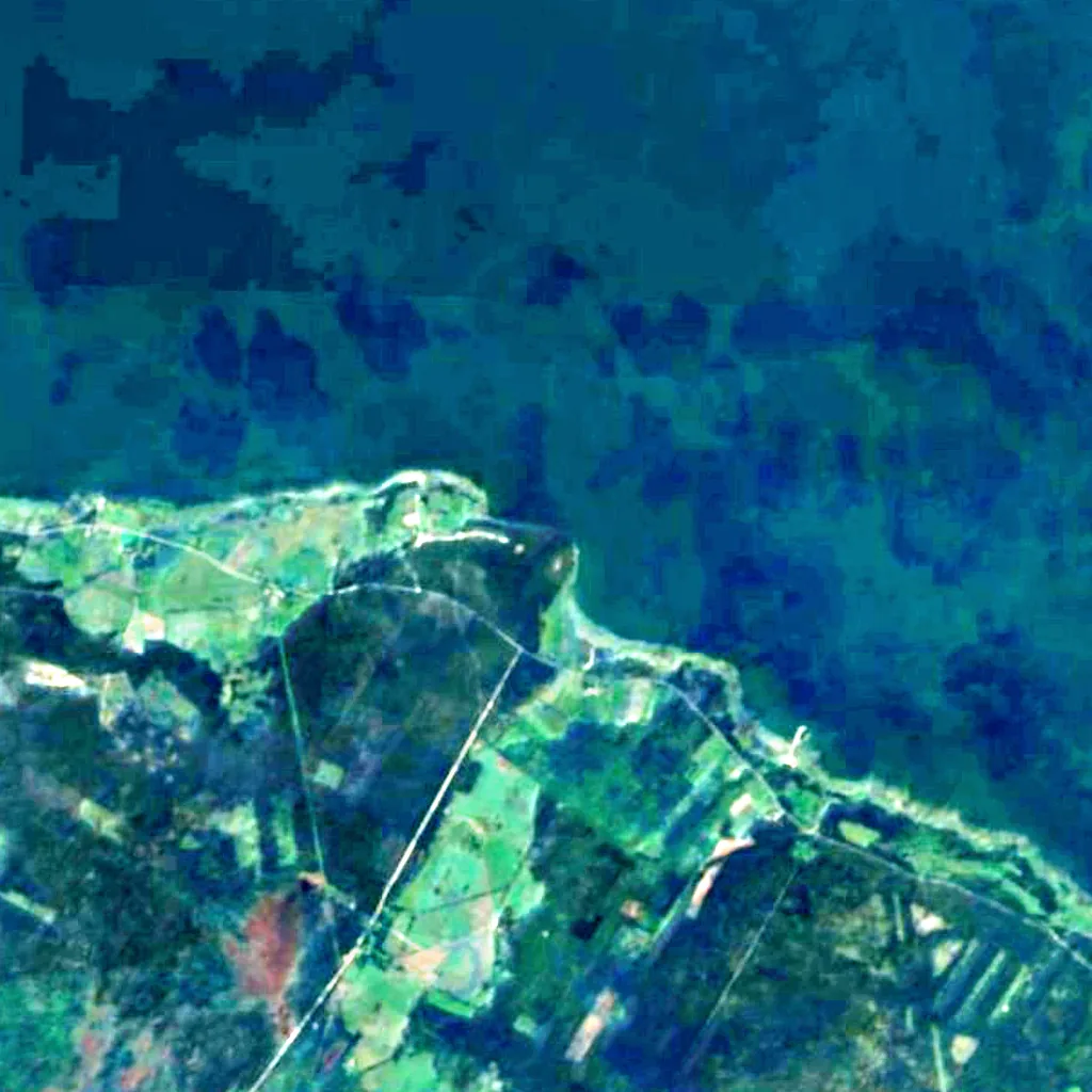 Pulli Cliff seen from above (Sentinel-2)